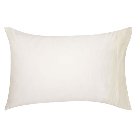 Luxurious Vanilla 400TC 100% Egyptian Cotton Sateen Standard Pillowcase
