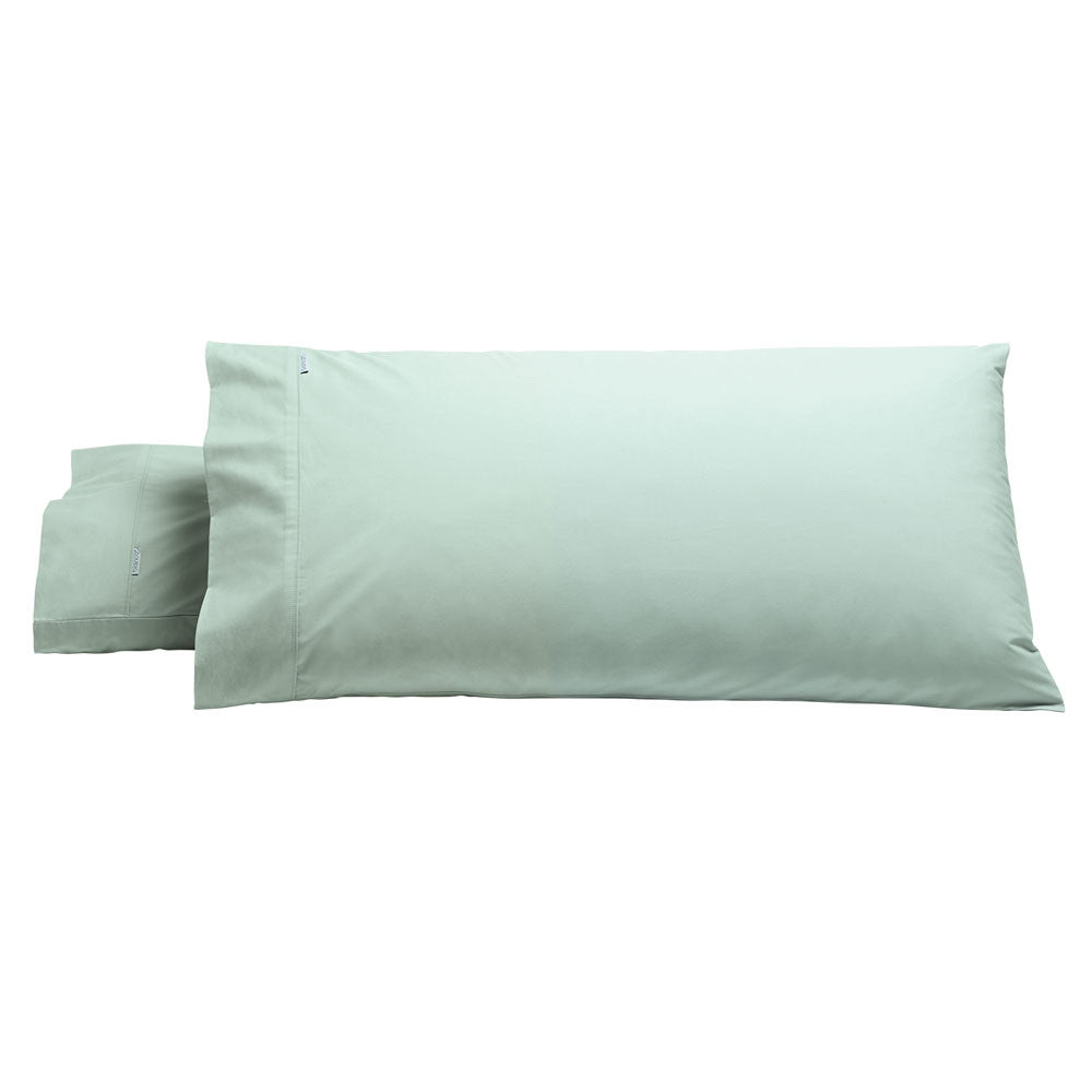 2-Pack Heston Sage King-Size Pillowcases with Premium Quality