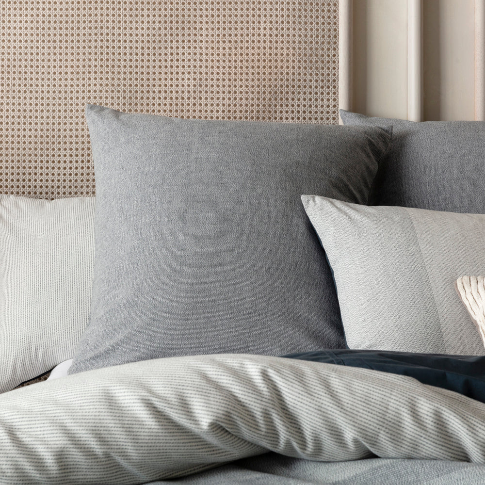 KAS Carter Navy Queen-Size Quilt Cover Set for a Modern Bedroom