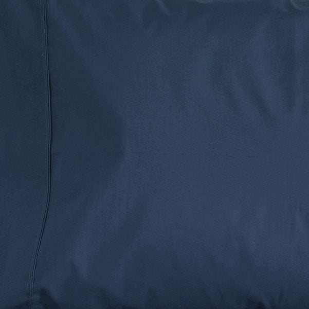 La Via Navy King Single Bed 400 Thread Count 100% Cotton Fitted Sheet for Luxurious Sleep