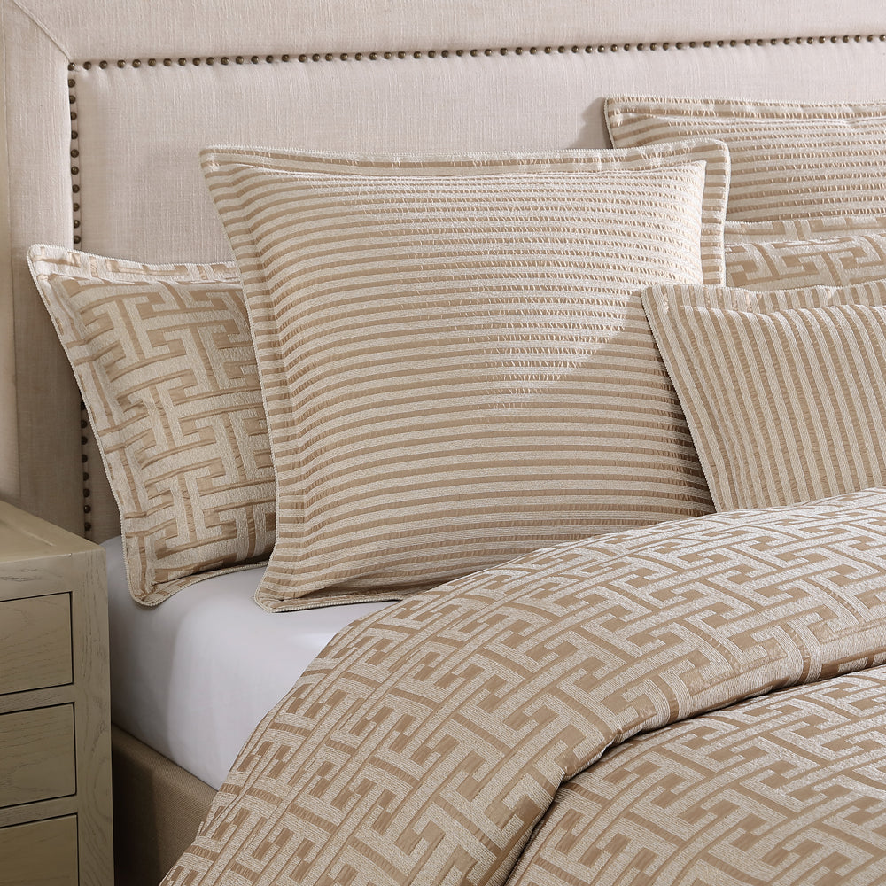European-style Constantine Gold Decorative Pillowcase for Bedroom