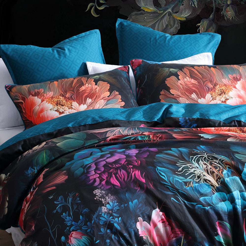 Logan and Mason Super King Botany Bloom Elegant Quilt Cover Set