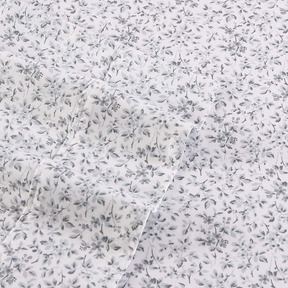 Laura Ashley Tierney Grey Single Bed Cotton Sateen Sheet Set - An Elegant Bedroom Addition