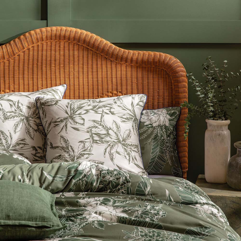 KAS Super King Size Ivy Multi - Pattern Quilt Cover Set