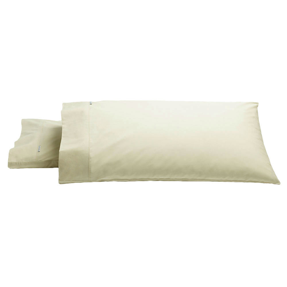 Pair of Luxury Heston Stone King-Size Pillowcases - 2 Piece Set