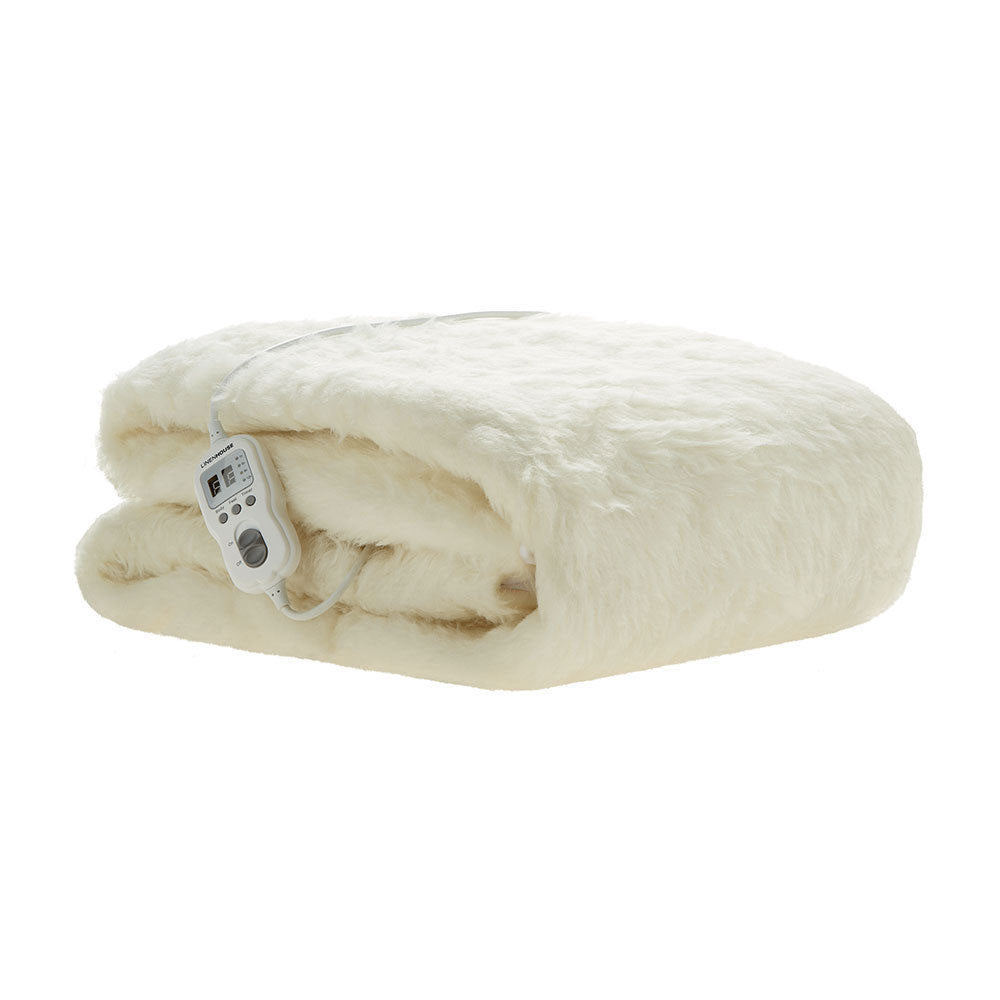 Australian Wool Multi-Zone Electric Blanket for Long Single Right Bed