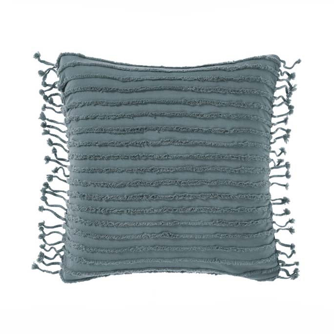 European-style Dunaway Petrol Cotton Pillowcase for Pets