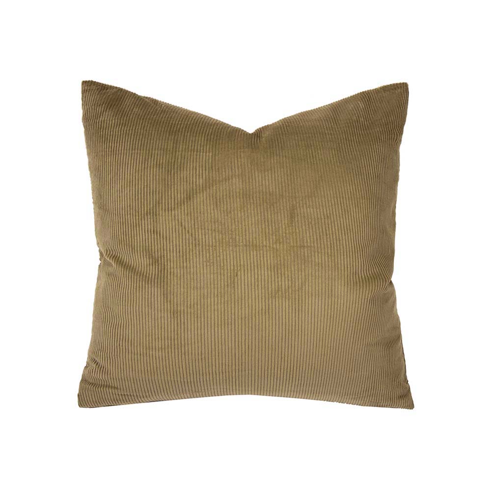 Luxurious Sloane Flax Square Cushion Filled with Plush Feathers