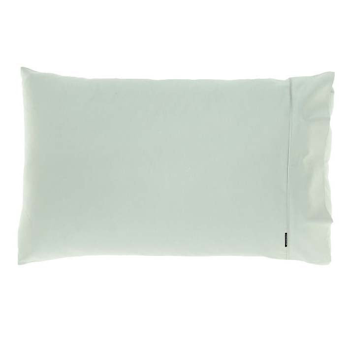 King-Size Augusta 100% Cotton 500 Thread Count Green Gum Pillowcase for Bed