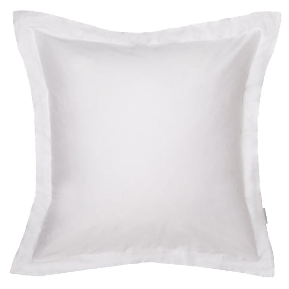 Premium White 100% Egyptian Cotton Sateen 400 Thread Count European-Style Pillowcase for Luxurious Bedding