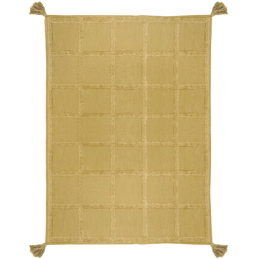 Soft and Stylish Percy Flax Decorative Throw Blanket