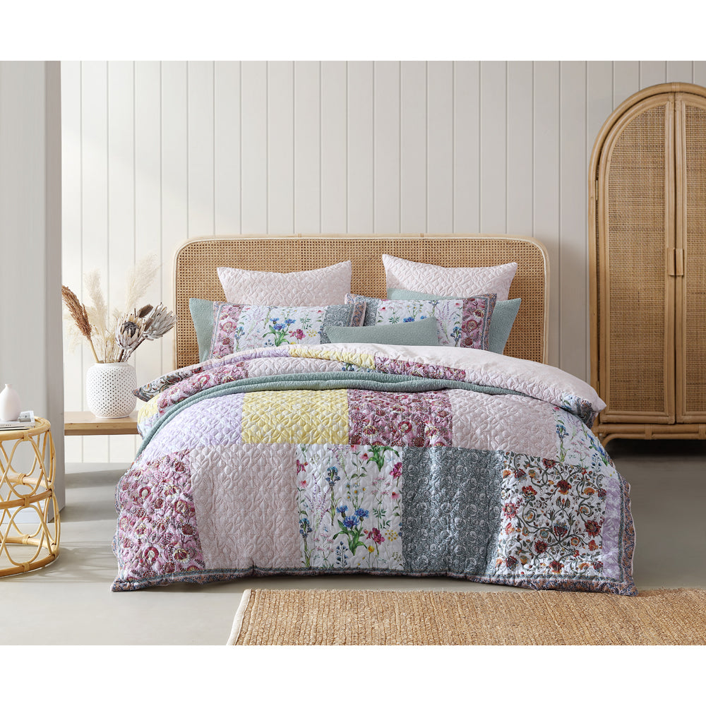 Super King Size Bodhi Pink Quilt Cover Set by Logan and Mason