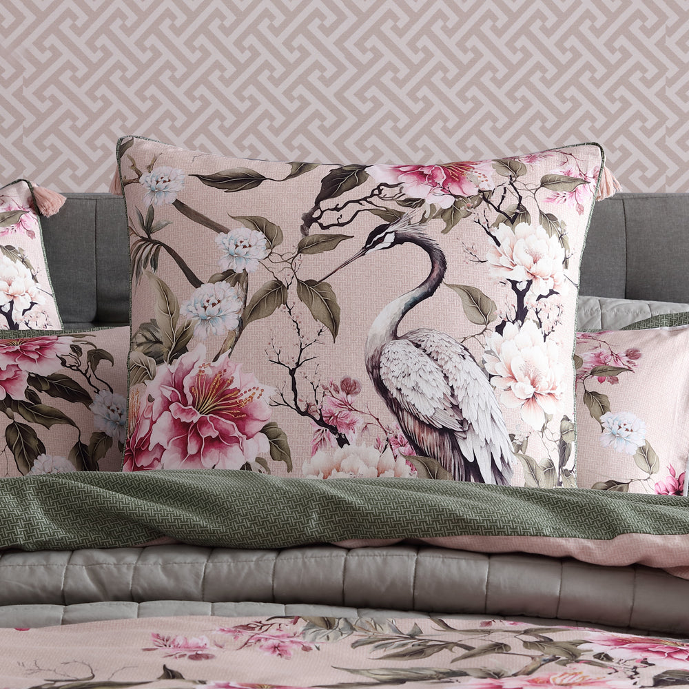 Exquisite Lisha Rose European-Style Pillowcase for Home Decor