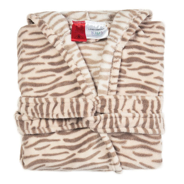 Soft and Comfy Plush Tiger Kids Bathrobe in Small Size 4