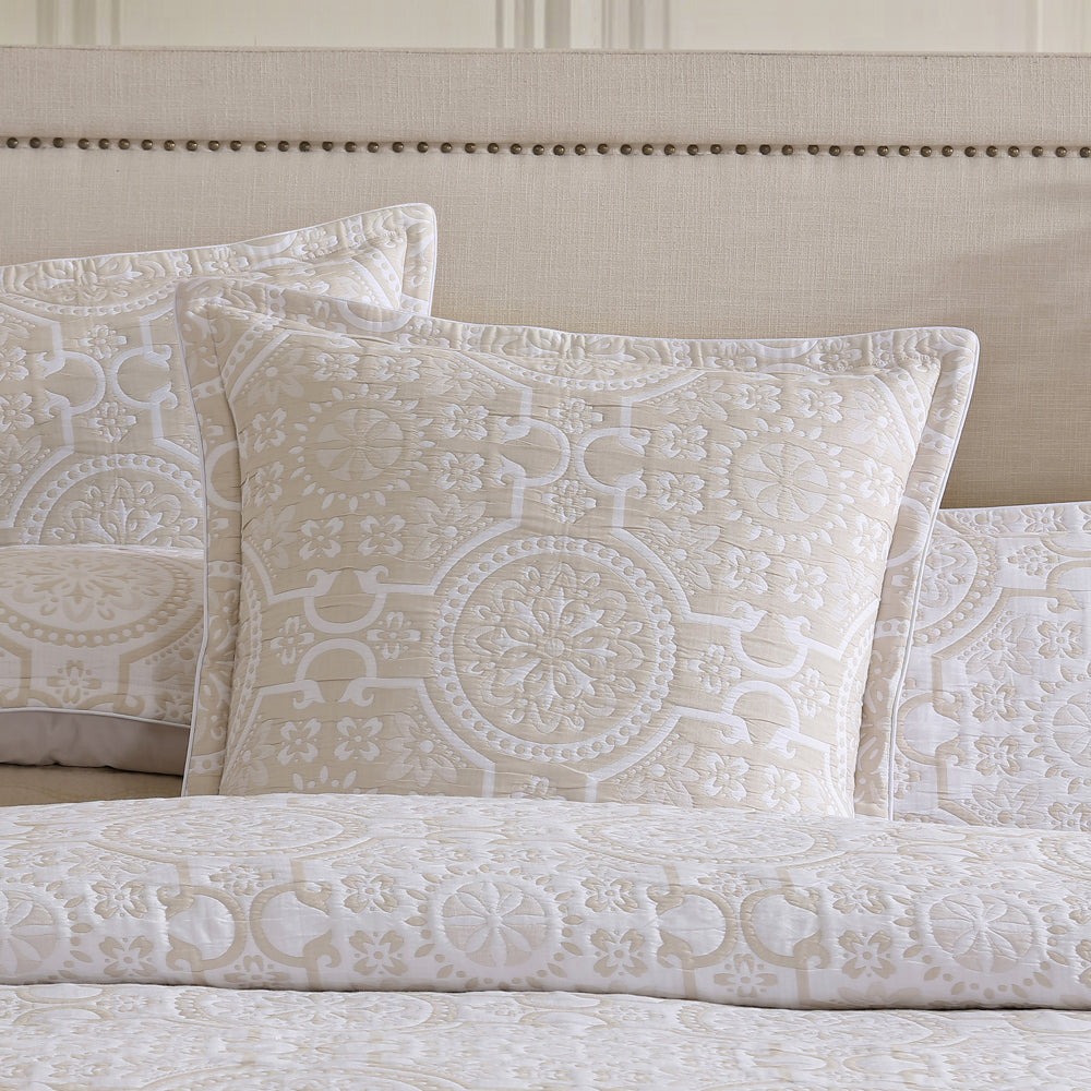Soft and Refreshing Mayfair Stone European Pillowcase for Spring and Summer