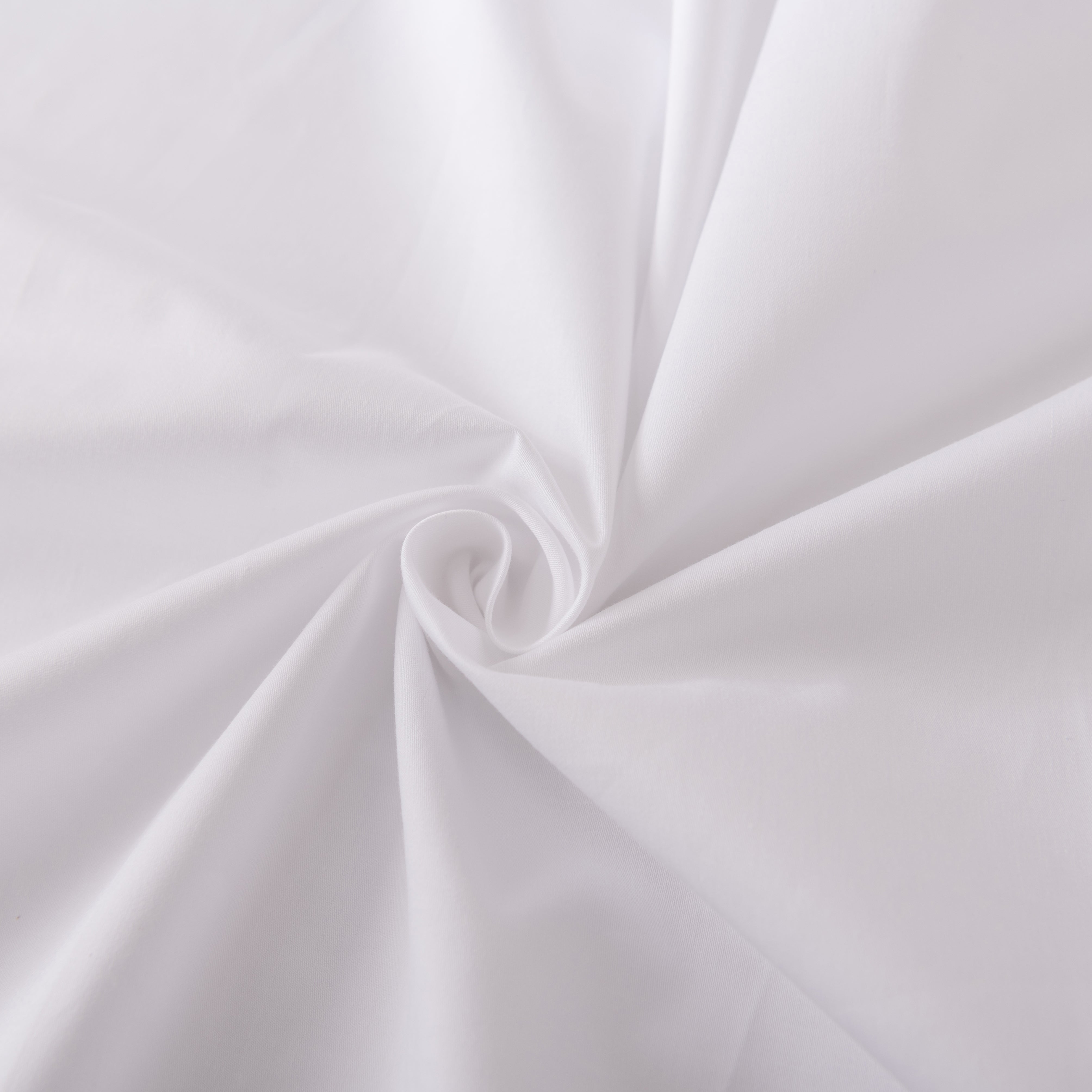 My Linen Casey Cotton Sateen Standard Pillowcase Set - 400 Thread Count, White, 2 Pack