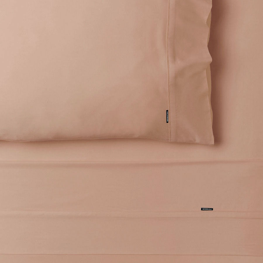 Nara Clay 400TC Super Soft Bamboo Cotton Super King 50cm Sheet Set