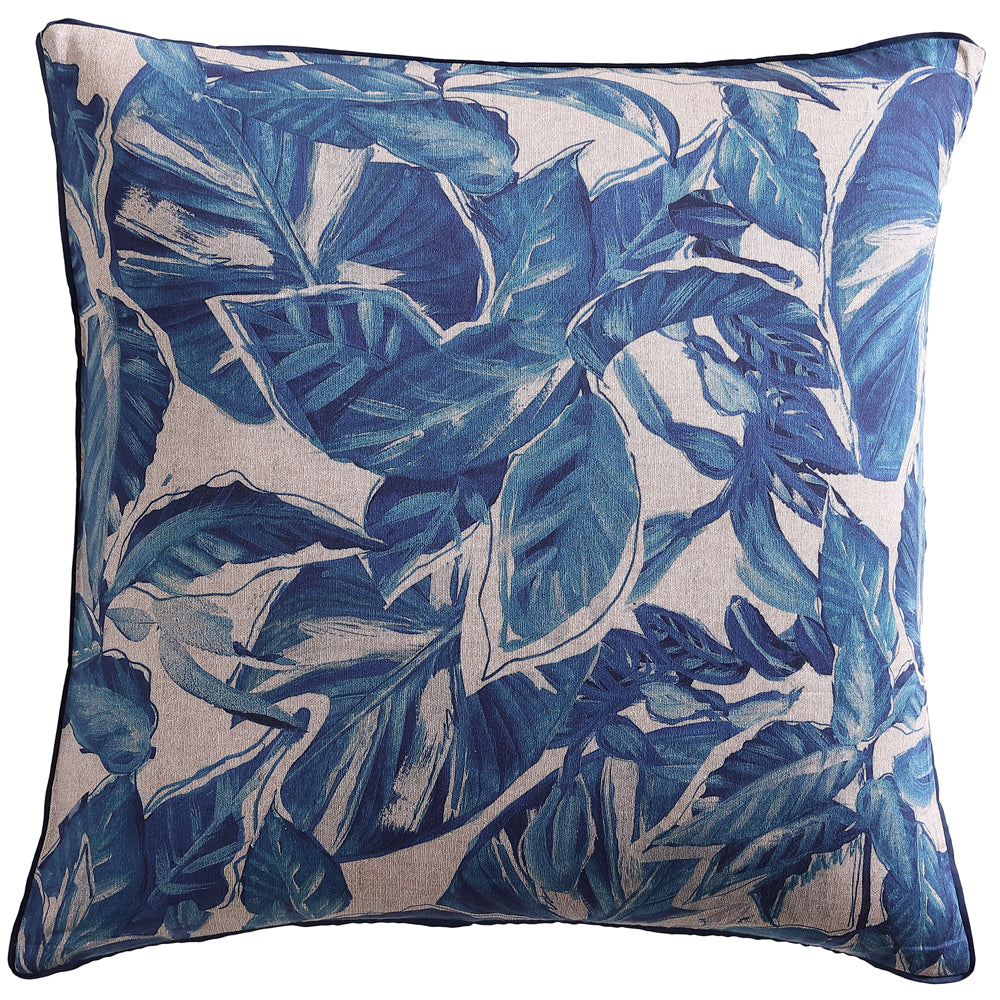 Elio European-Style Blue Pillowcase for Bedroom Decor